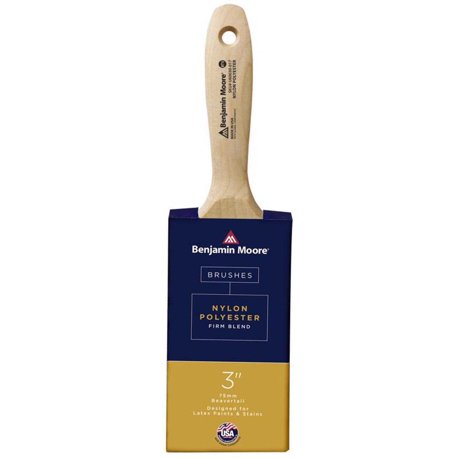 Benjamin Moore 3 in. Firm Chiseled Paint Brush