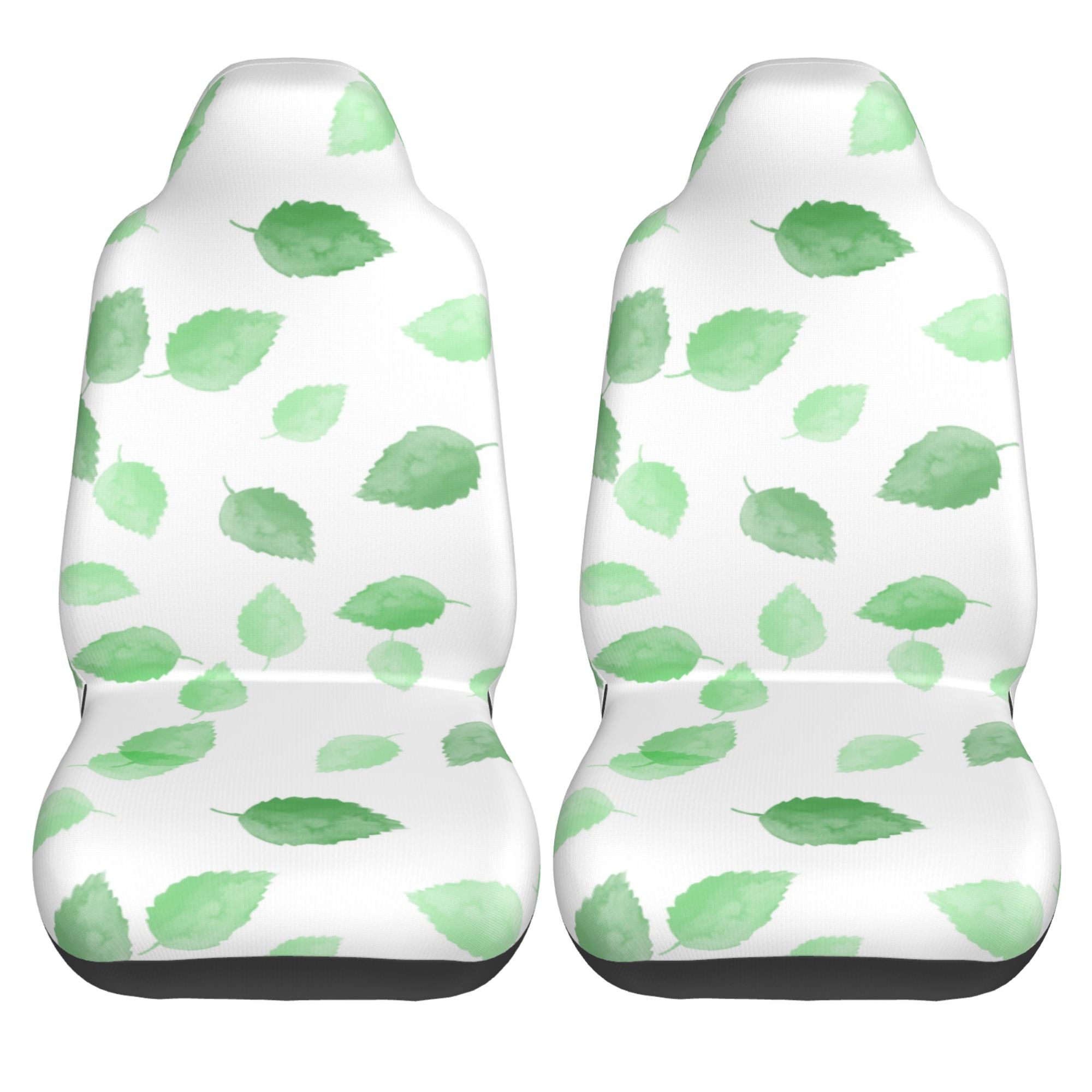 ZICANCN Car Seat Cover Leaves Print Car Front Seat Covers Protectors ， Automotive Seat Covers for Cars Trucks Suv