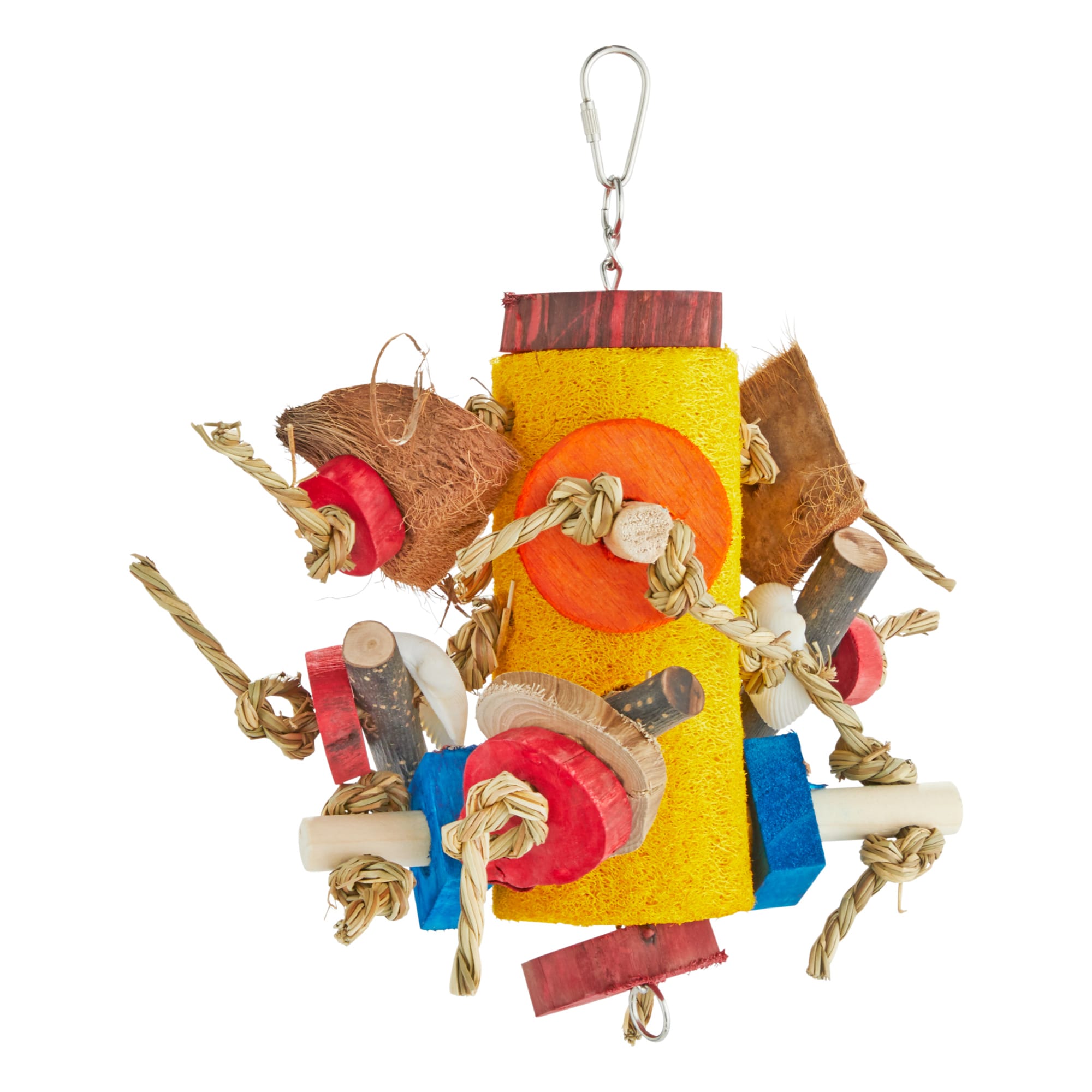 You  Me Fun Sponge Chewing Bird Toy， Medium