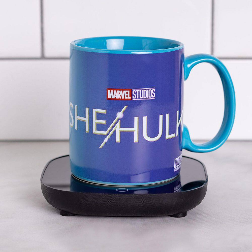 Uncanny Brands Marvel's Single-Cup She-Hulk Blue Coffee Mug with Warmer for Your Drip Coffee Maker MW1-MVM-SHU1