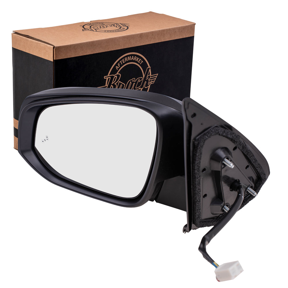 Replacement Driver Power Door Mirror Heated Signal Blind Spot Detection Compatible with 2016-2019 Tacoma