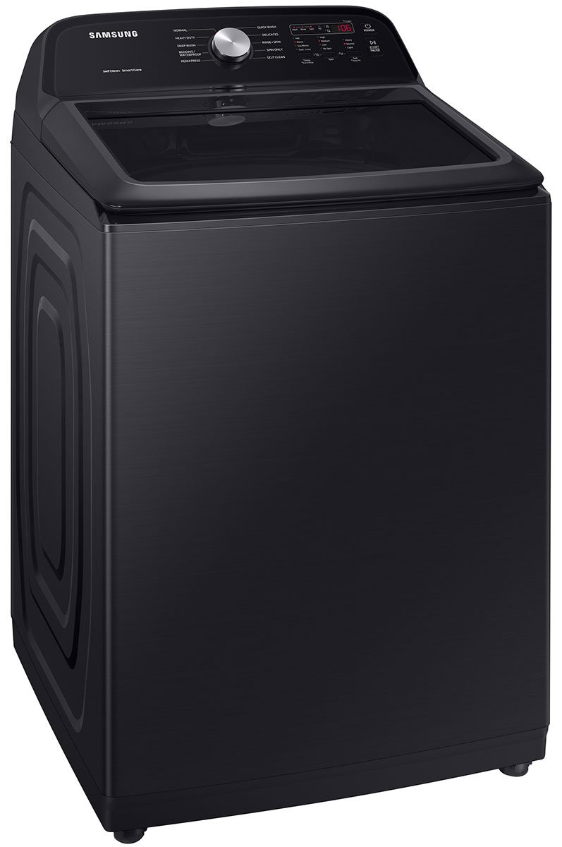  4.9 Cu. Ft. Brushed Black Large Capacity Top Load Washer With ActiveWave Agitator And Deep Fill