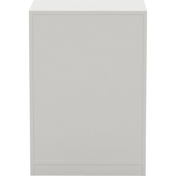 Lorell White Double Cubby/Locker Storage Base