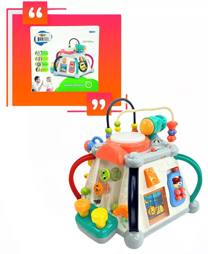 Play Baby TOYS - Educational Hexagon Shaped Activity Center for Babies