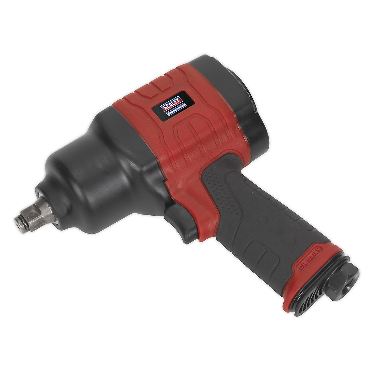 Sealey Gsa6002 Composite Air Impact Wrench 1/2Sq Drive Twin Hammer