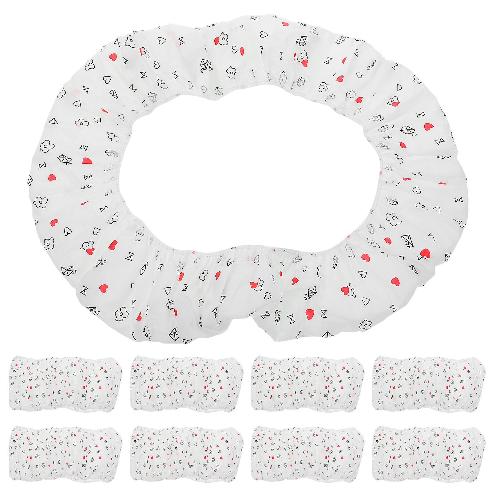 12pcs Toilet Seats Pad Portable Toilet Seats Pad Hotel Toilet Seats Cover Cleaning Supplies