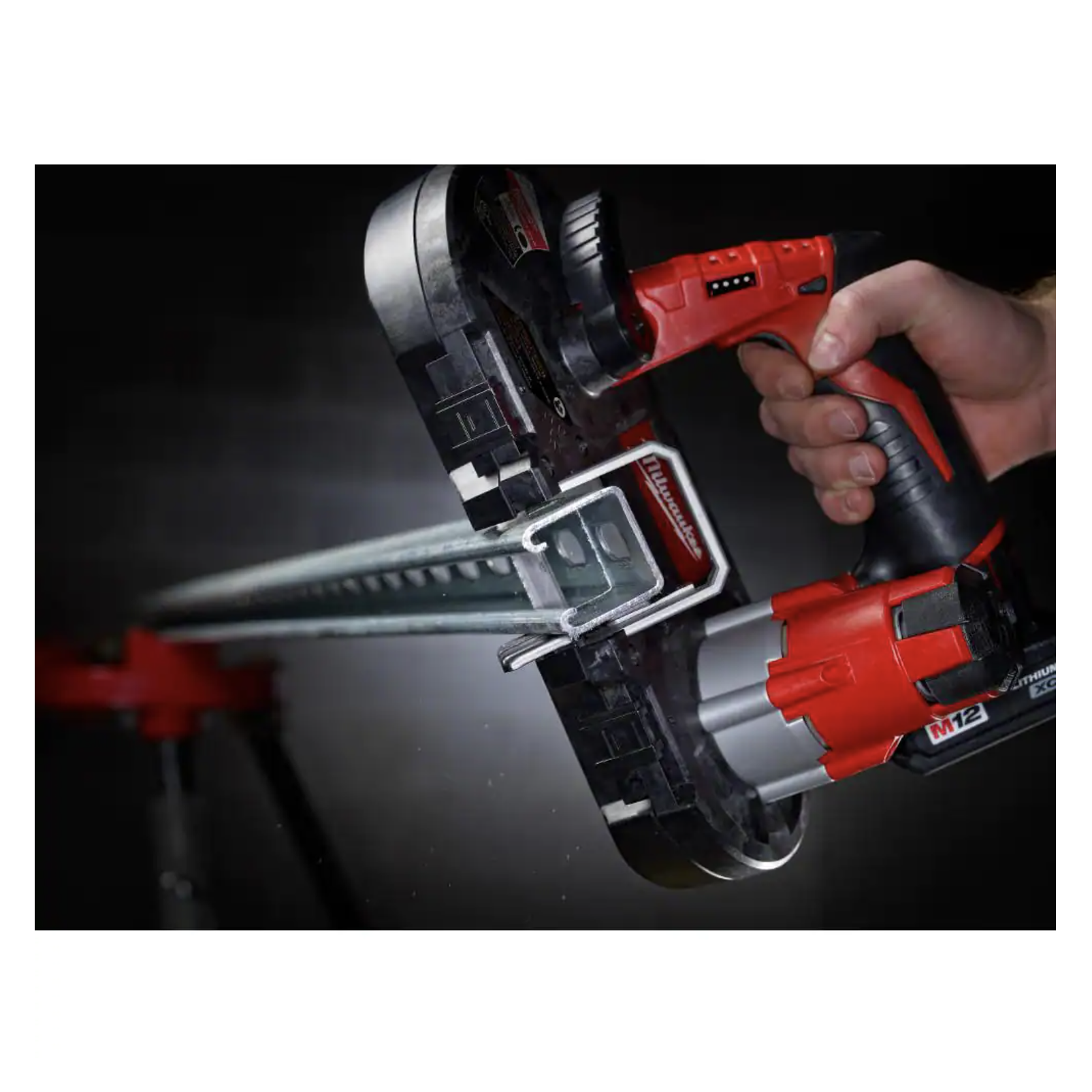 Milwaukee M12 12V Lithium-Ion Cordless Sub-Compact Band Saw (Tool-Only)