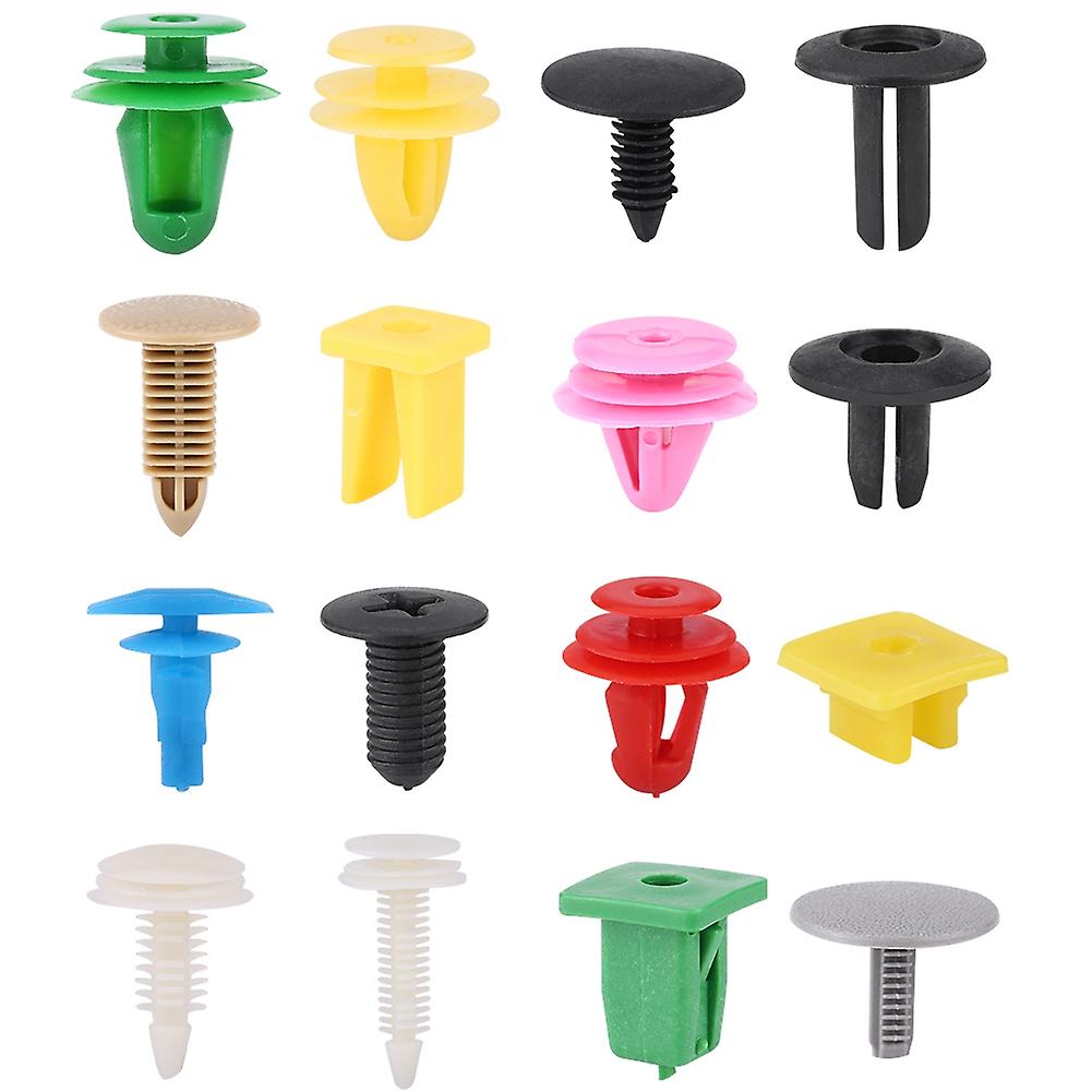 400pcs Assorted Plastic Car Door Trim Clip Bumper Fastener Retainer Rivet Push Pin Kit