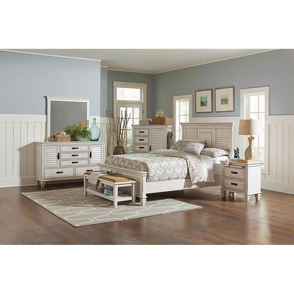 Piero 4 piece Panel Bedroom Set