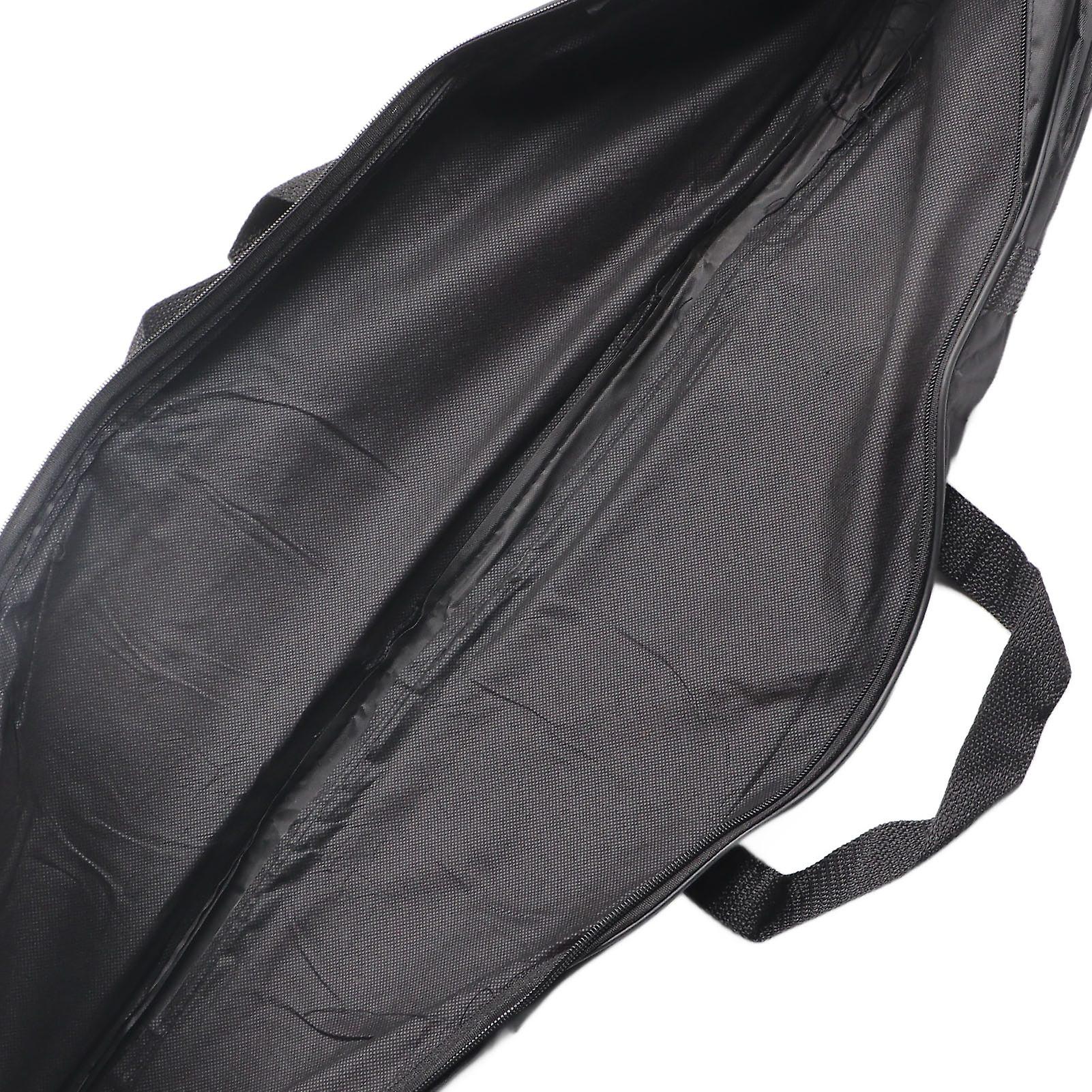 Black Chinese Erhu Storage Bag Canvas Rain Proof Practical Comfortable Hand Feel Soft Erhu Bag 90cm Length