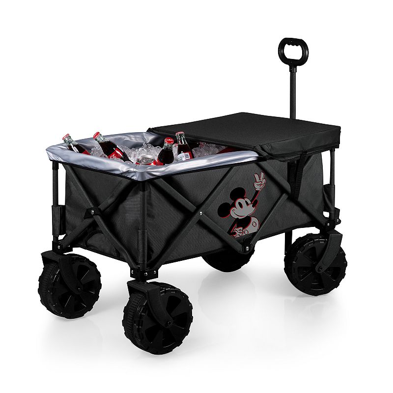 Disney's Mickey Mouse Adventure Wagon Elite All-Terrain Portable Utility Wagon by Oniva