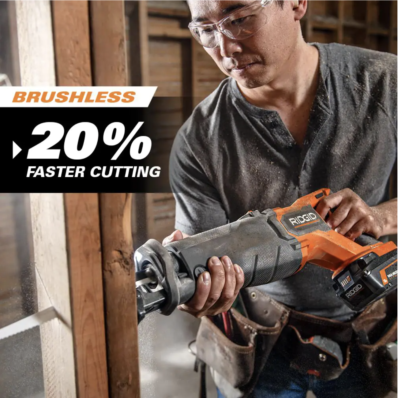 Ridgid 18V Brushless Cordless Reciprocating Saw (Tool Only)