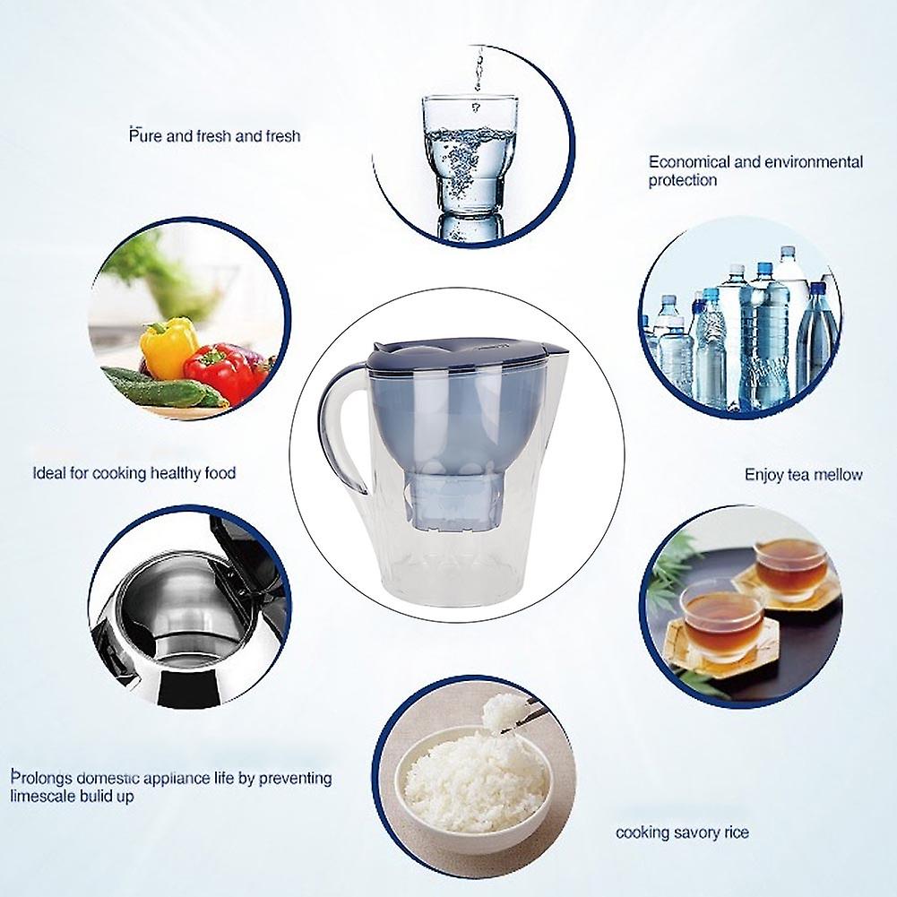 3.5l Drinking Water Filter Purifier Filtration Jug Kettle