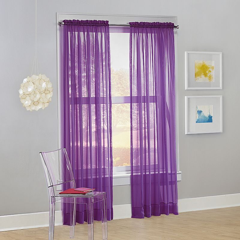 No. 918 1-Panel Calypso Sheer Voile Window Curtain