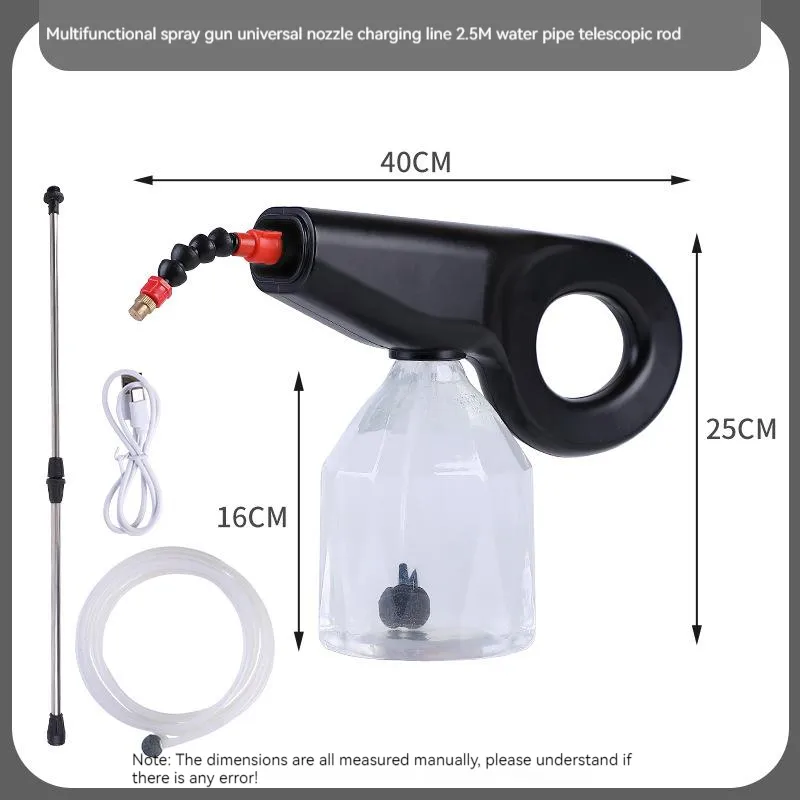 Electric Sterilizing Sprayer Garden Tools Household Watering Flower Spraying Multi purpose Spray Gun