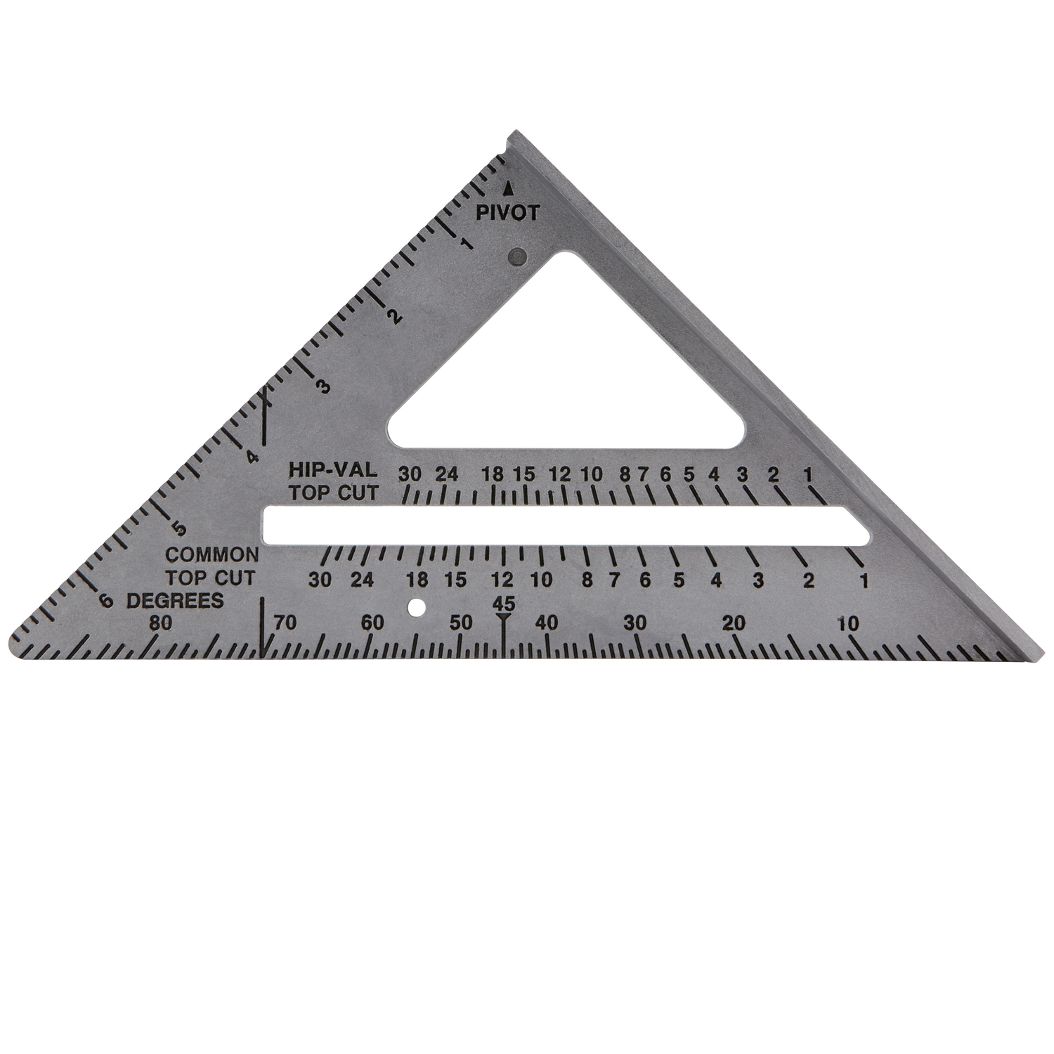 Craftsman 7 in. L X 7 in. H Aluminum Rafter Square