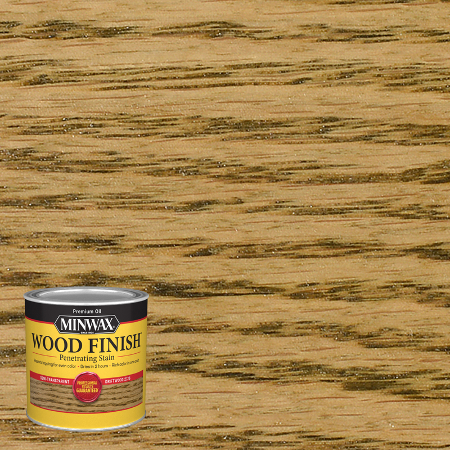 Minwax Wood Finish Semi-Transparent Driftwood Oil-Based Penetrating Wood Stain 0.5 pt