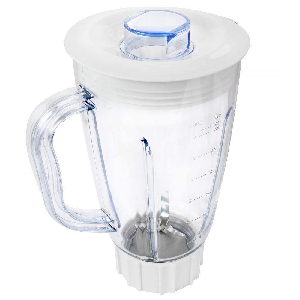 Better Chef 50 oz. 10-Speed White 350-Watt Blender with Plastic Jar 985115666M