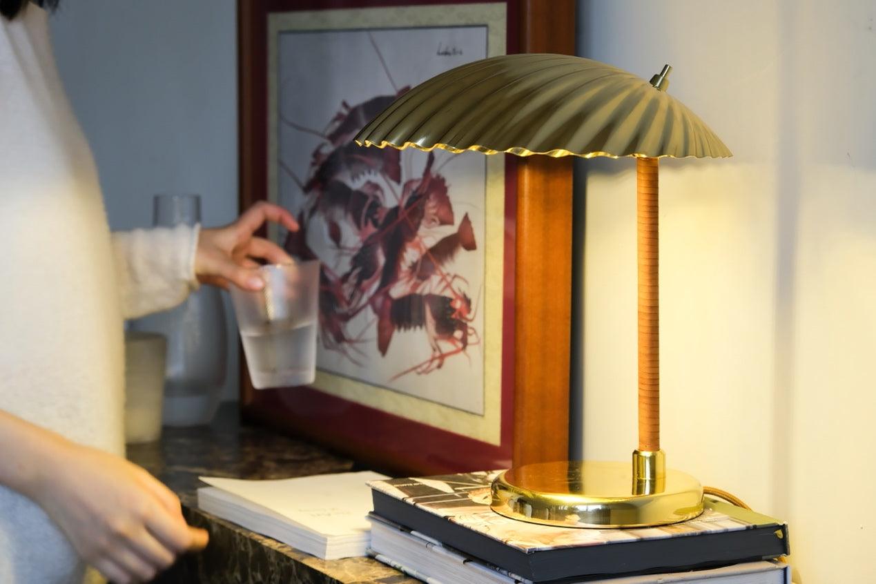 Brass Shell Table Lamp