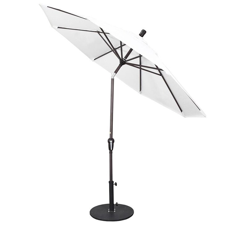 California Umbrella Sunset Series 9 Ft Octagonal Aluminum Auto Tilt Patio Umbrella W/ Crank Lift