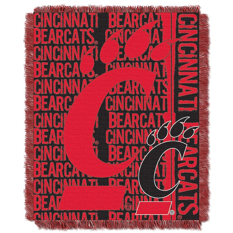 Cincinnati Bearcats Jacquard Throw Blanket by Northwest