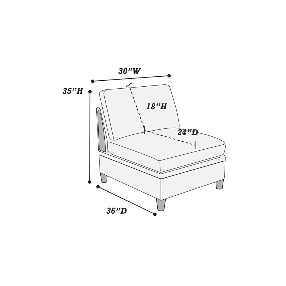 Living Room Furniture 7pc Modular Sofa Set