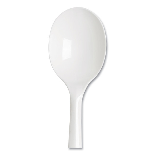 Dixie Plastic Cutlery， Mediumweight Soup Spoons， White， 1，000/Carton (PSM21)