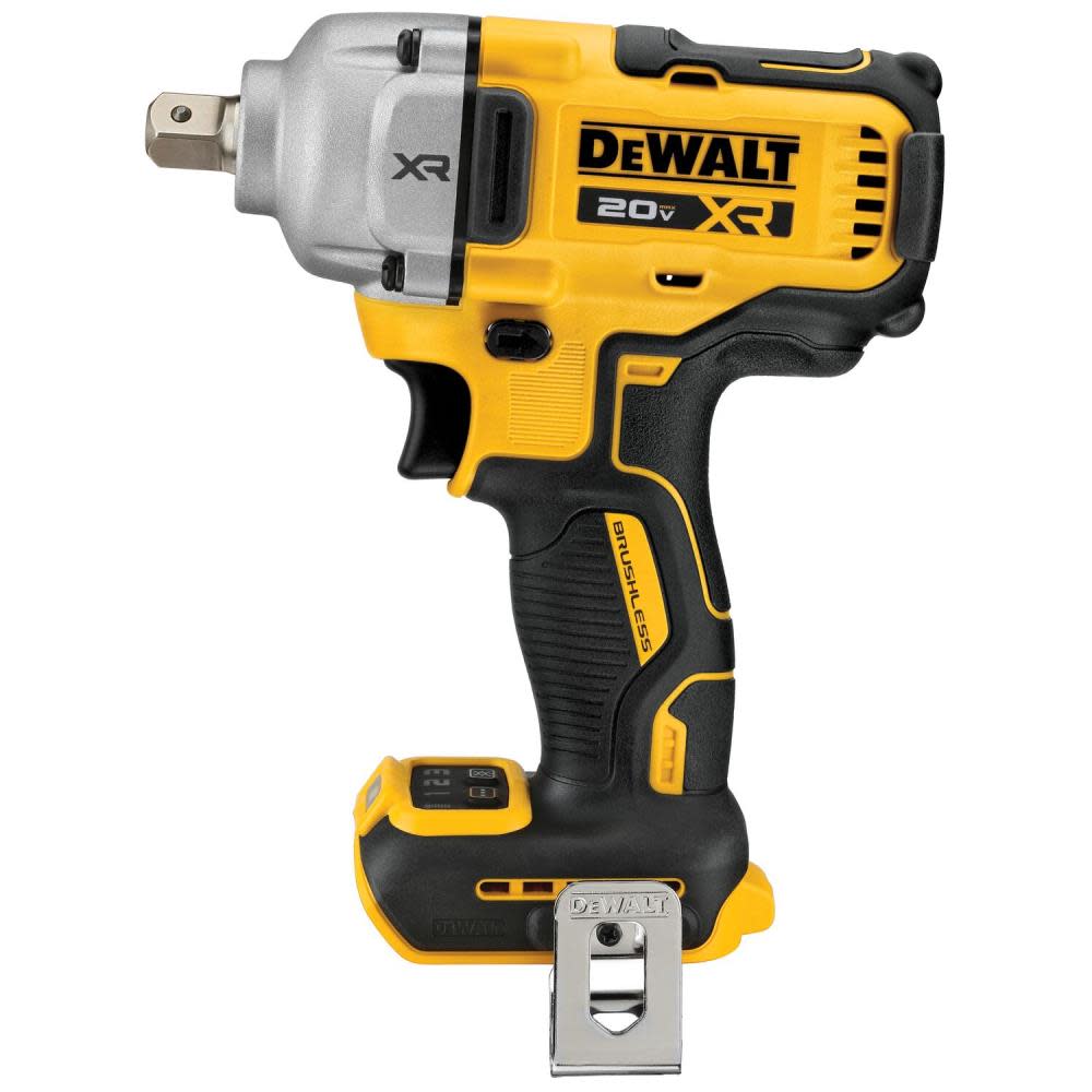 DEWALT 20V MAX XR 1/2 Mid Range Impact Wrench with Detent Pin Anvil Bare Tool