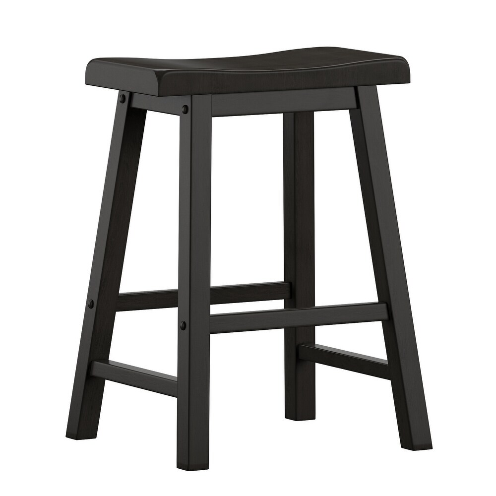 Salvador Saddle Seat Counter Stool (Set of 2) by iNSPIRE Q Bold