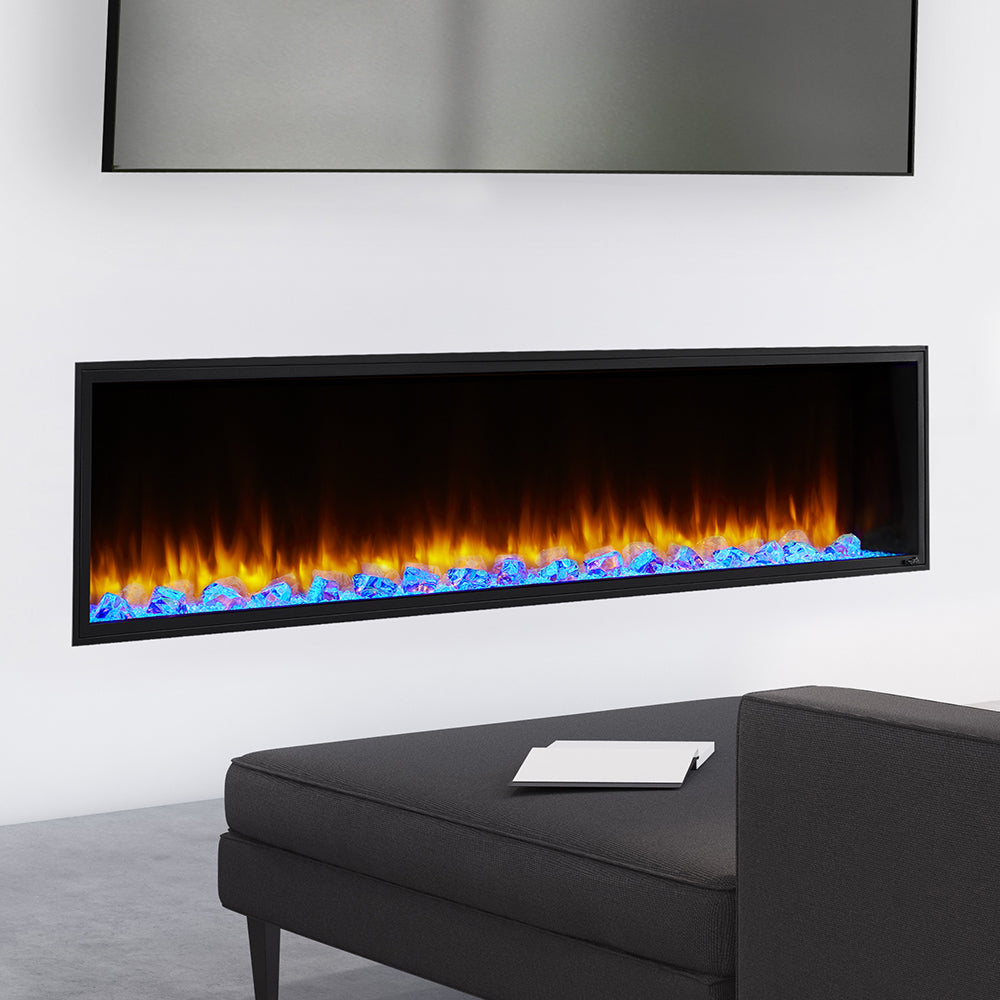 SIMPLIFIRE Scion 78-in Clean Face Linear Electric Fireplace - SF-SC78-BK