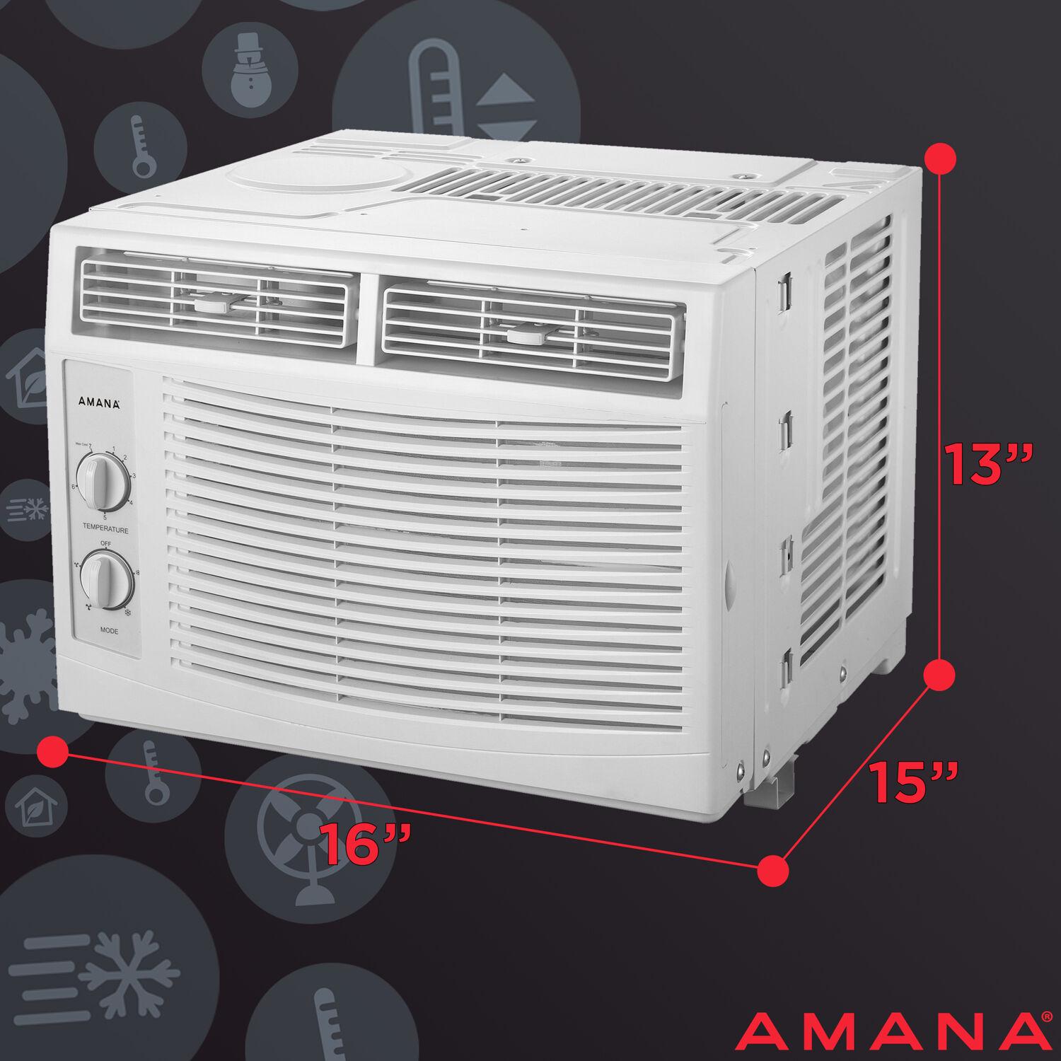 Amana 5，000 BTU 115V Window Air Conditioner with Mechanical Controls