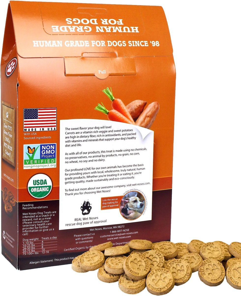 Wet Noses Grain-Free Carrot and Sweet Potato Flavor Dog Treats