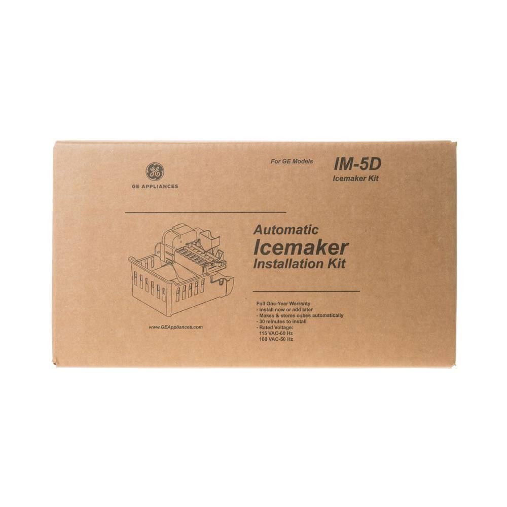 GE 3 lbs. Optional Second Ice Maker Kit in White for GE Bottom Freezers IM5D