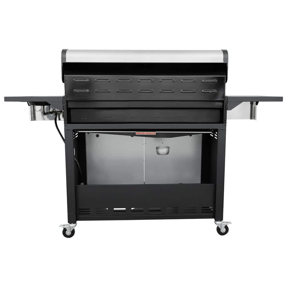 KENMORE 6-Burner with Side Propane Gas Burner XL Grill PG-40611SOL