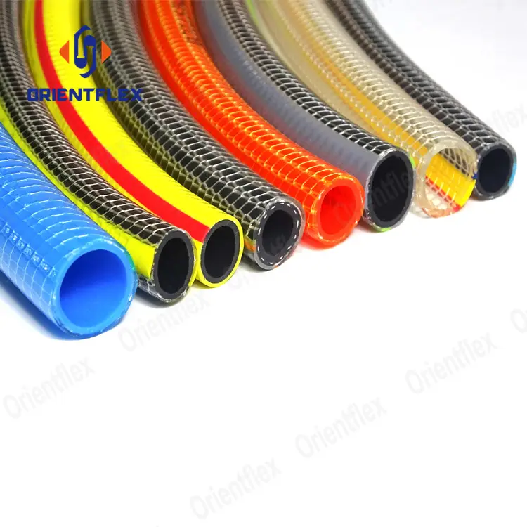 Drinking safe new outdoor plastic knitted colored 1 inch 100 ft garden hose tube kit supplies