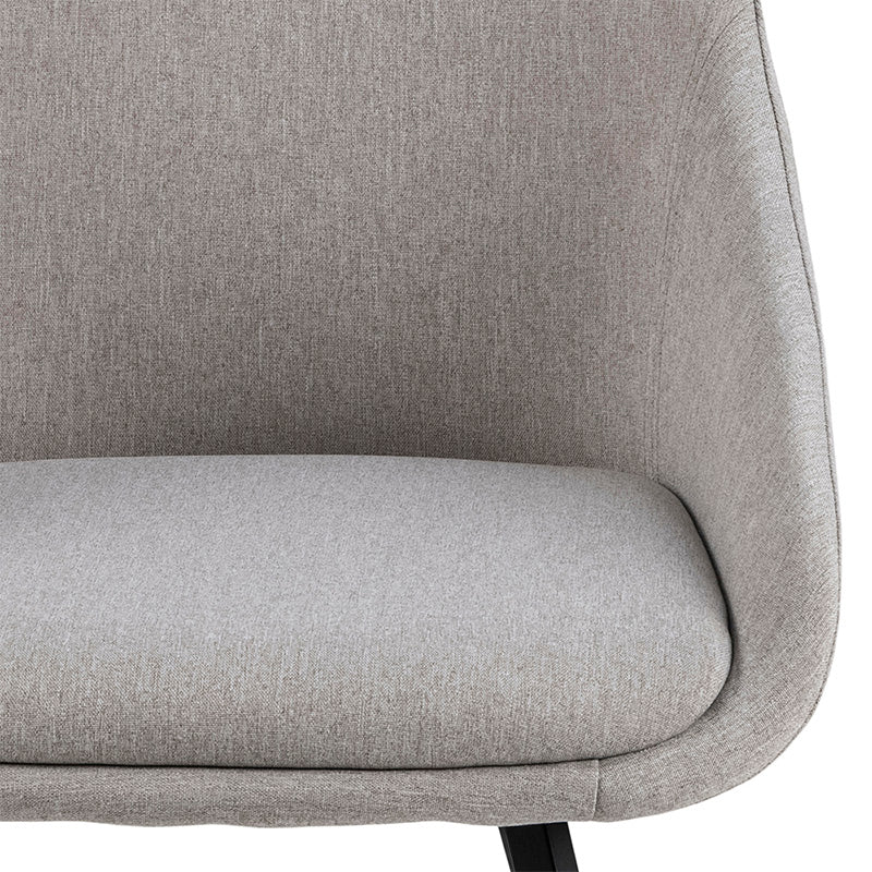 NILES Dining Chair - Beige & Black