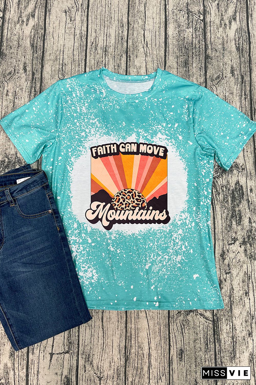 Faith Can Move Mountains Graphic Tee Wholesale