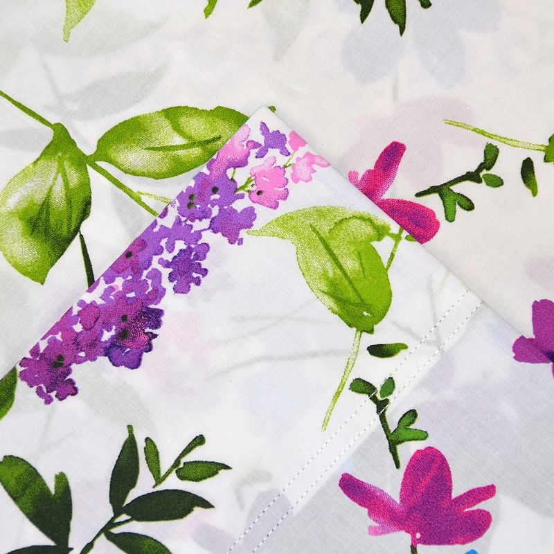 Pointehaven Printed Percale Sheet Set