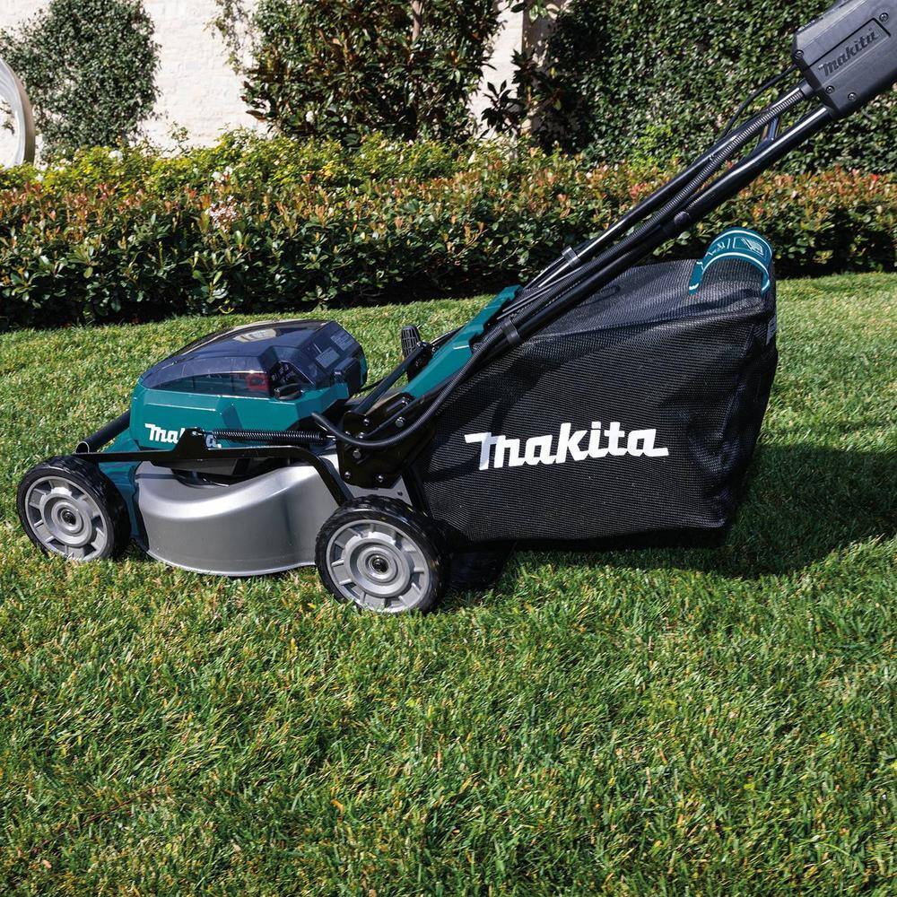 Makita 18 in. 18-Volt X2 (36V) LXT Lithium-Ion Cordless Walk Behind Self Propelled Lawn Mower Tool Only XML06Z