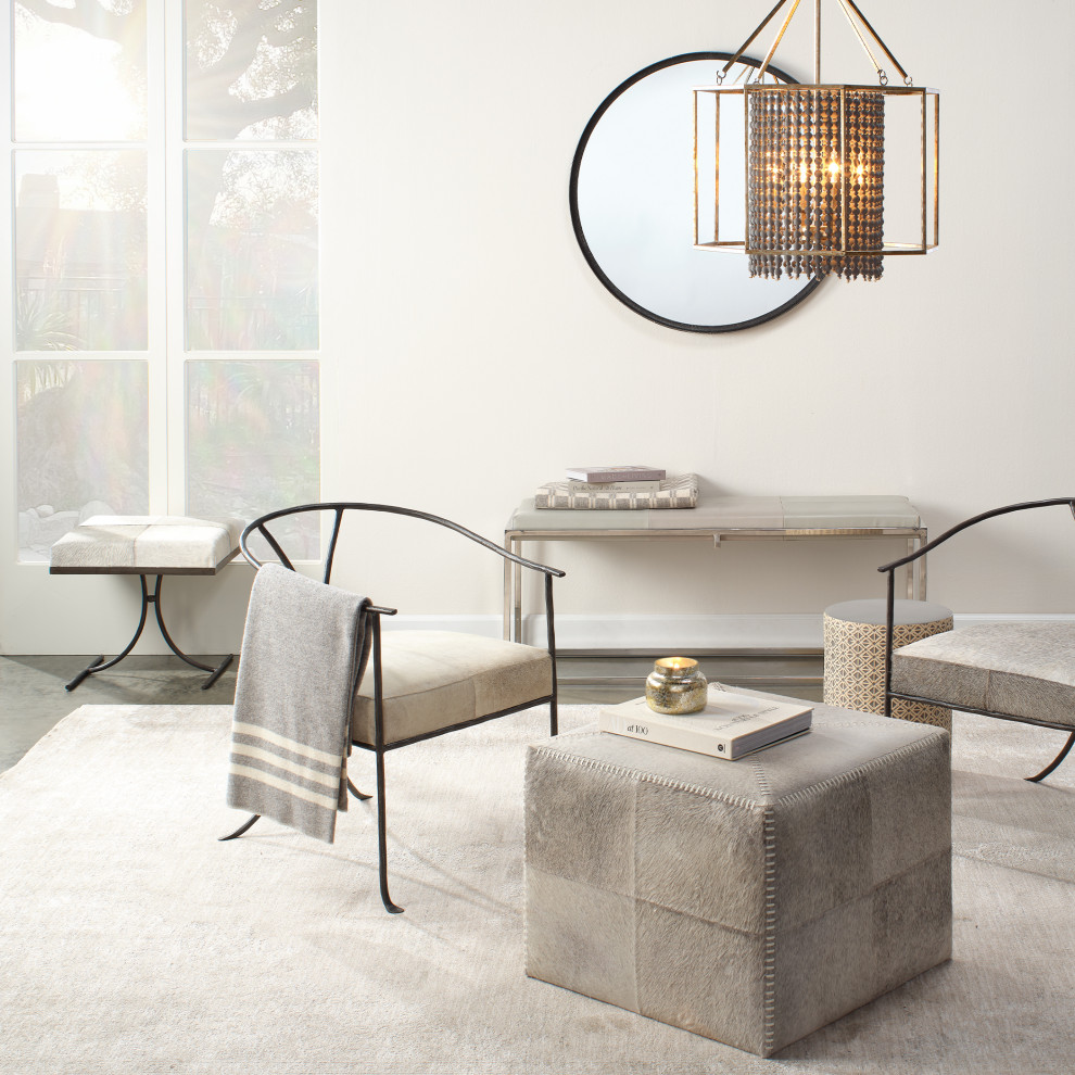 Kai Hide Chair   Transitional   Armchairs And Accent Chairs   by Jamie Young Company  Houzz