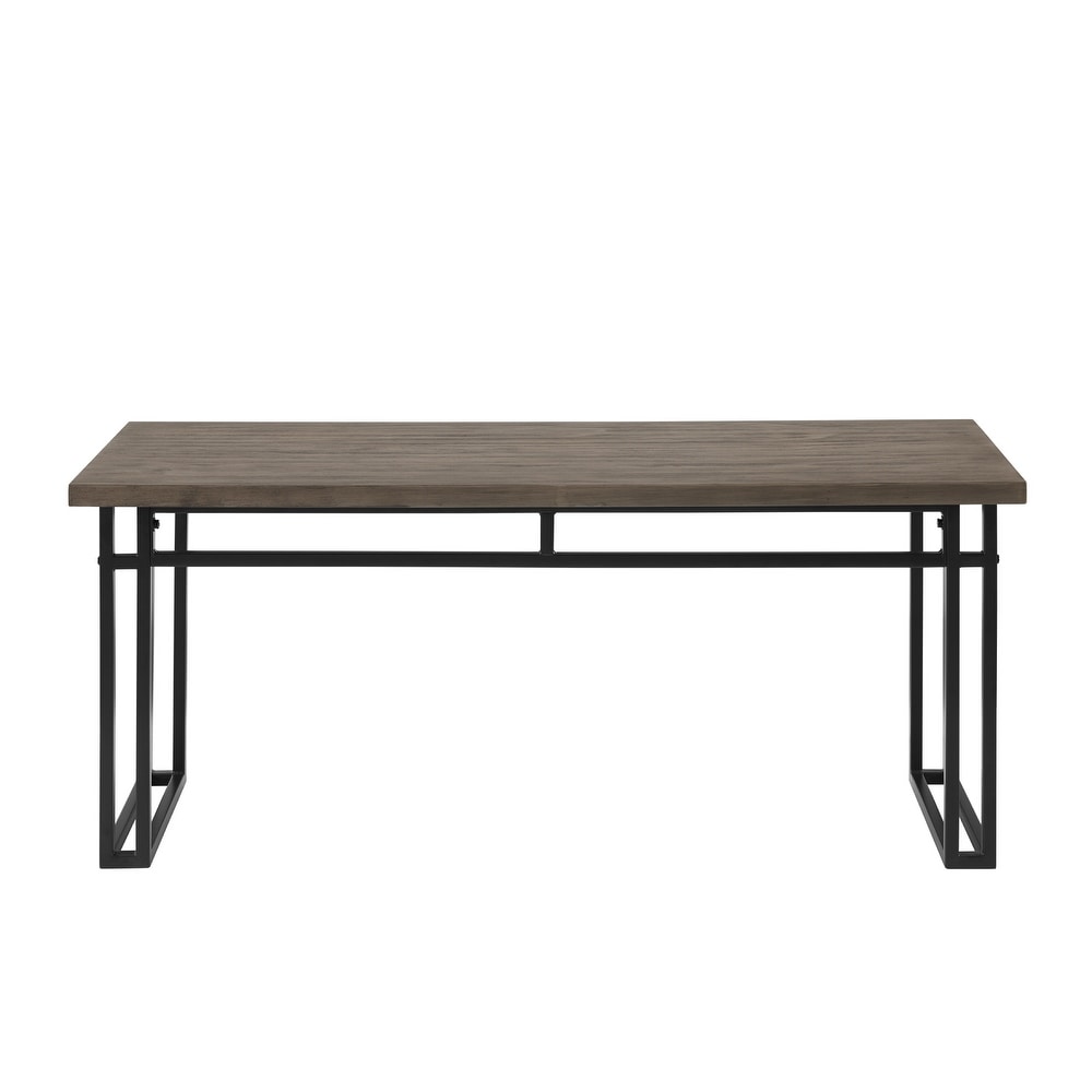 Middlebrook 44 inch Modern Metal Leg Dining Bench