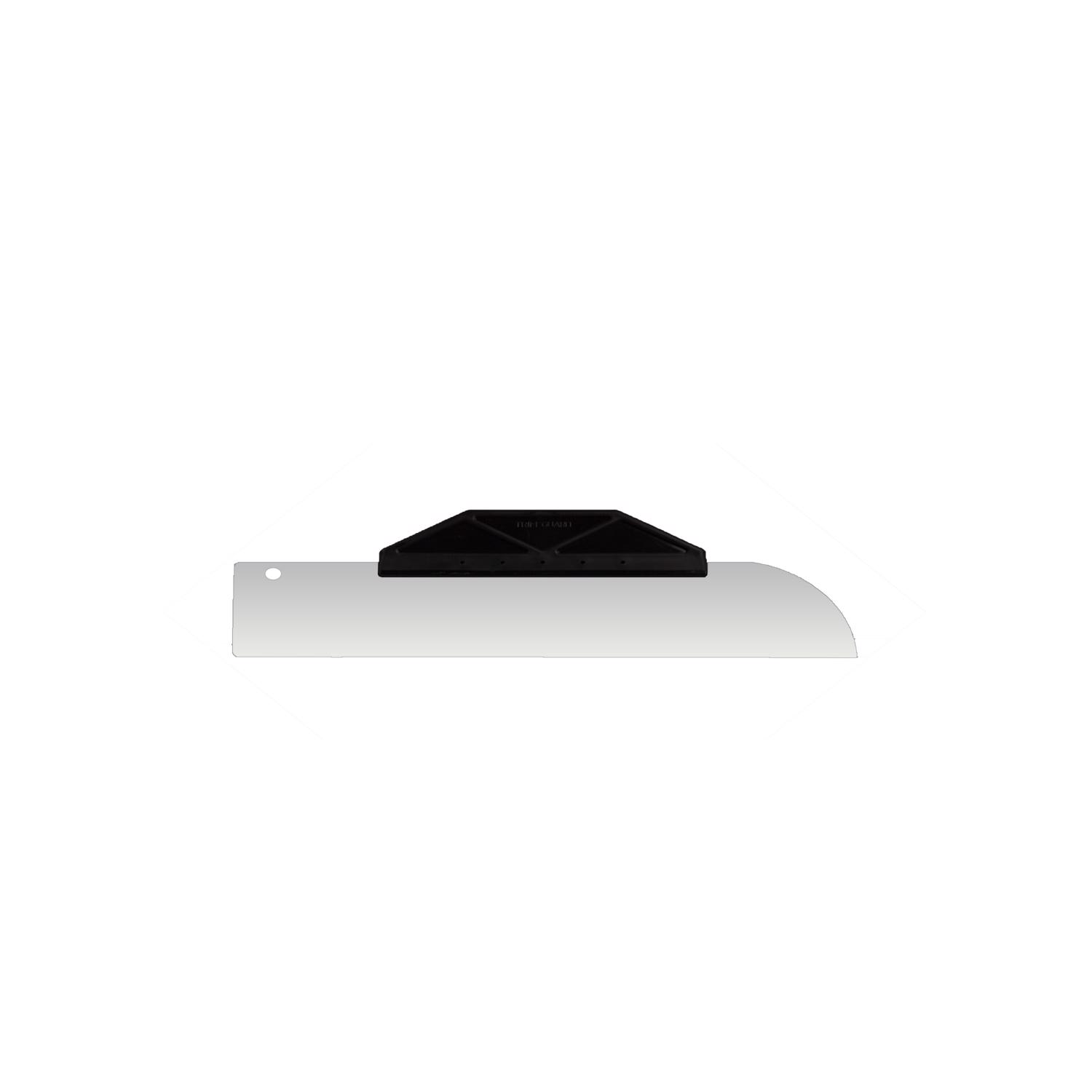 Allway 10 in. L Black Aluminum Trim Shield