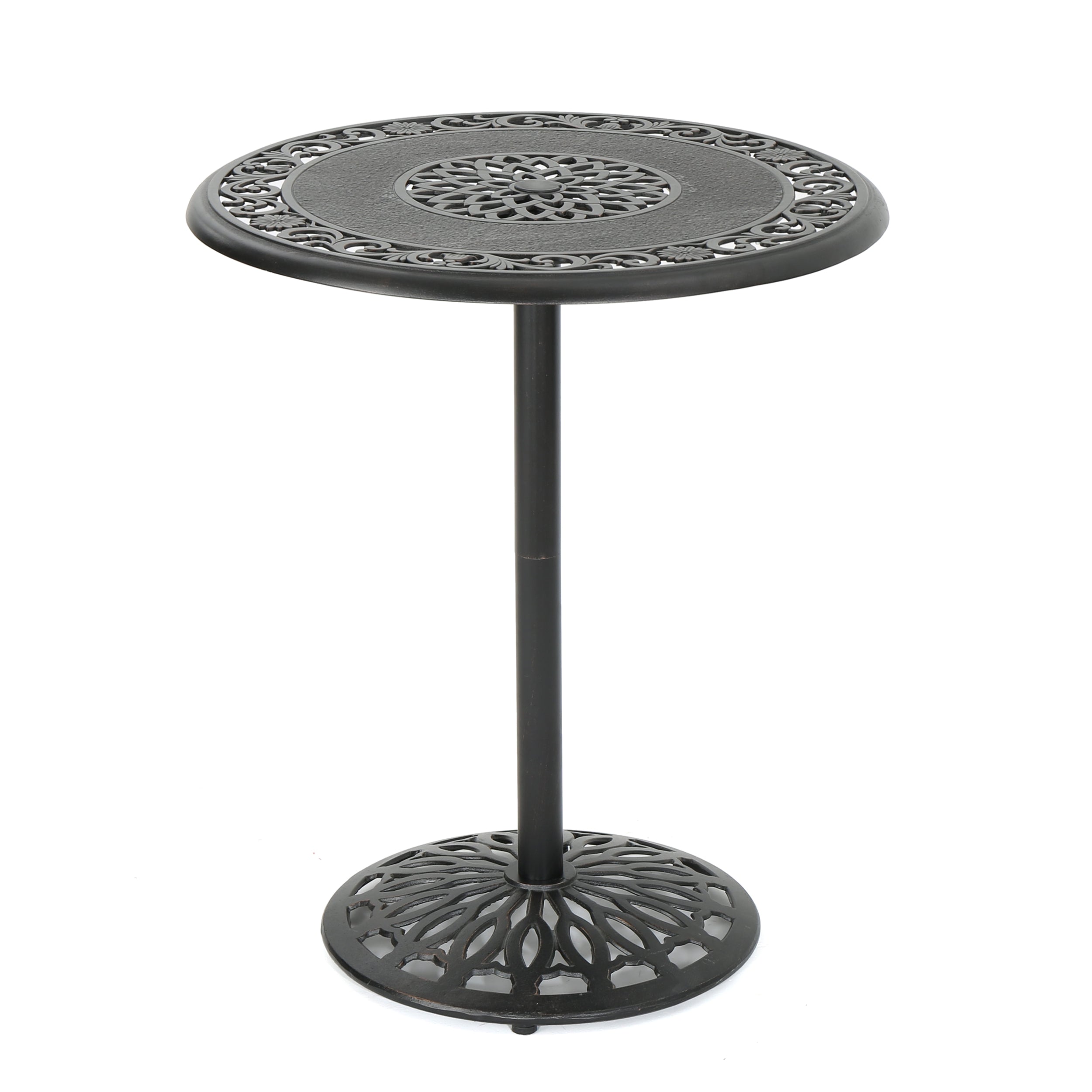 Handel Outdoor Patina Copper Finish Cast Aluminum Bar Table