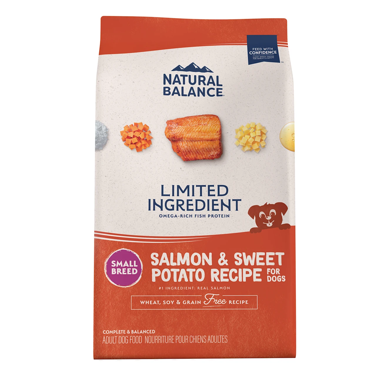 Dry Dog Food - Natural Balance L.I.D. Limited Ingredient Diets Salmon and Sweet Potato， 12 lbs.