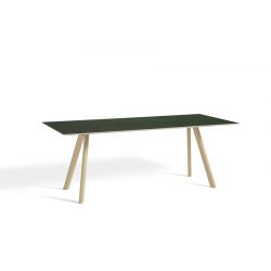 CPH30 TABLE 200X90XH74  WATER BASED LACQUERED SOLID OAK