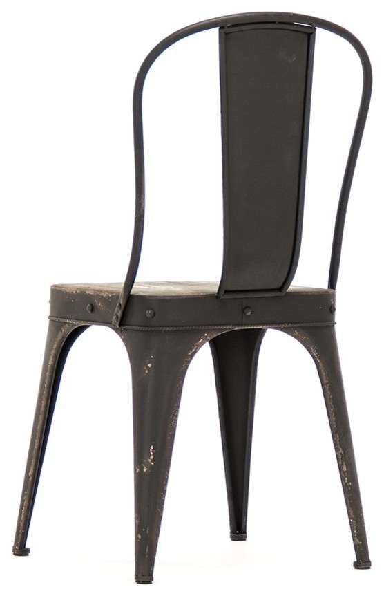 Christy Iron Chair   Industrial   Dining Chairs   by HedgeApple  Houzz