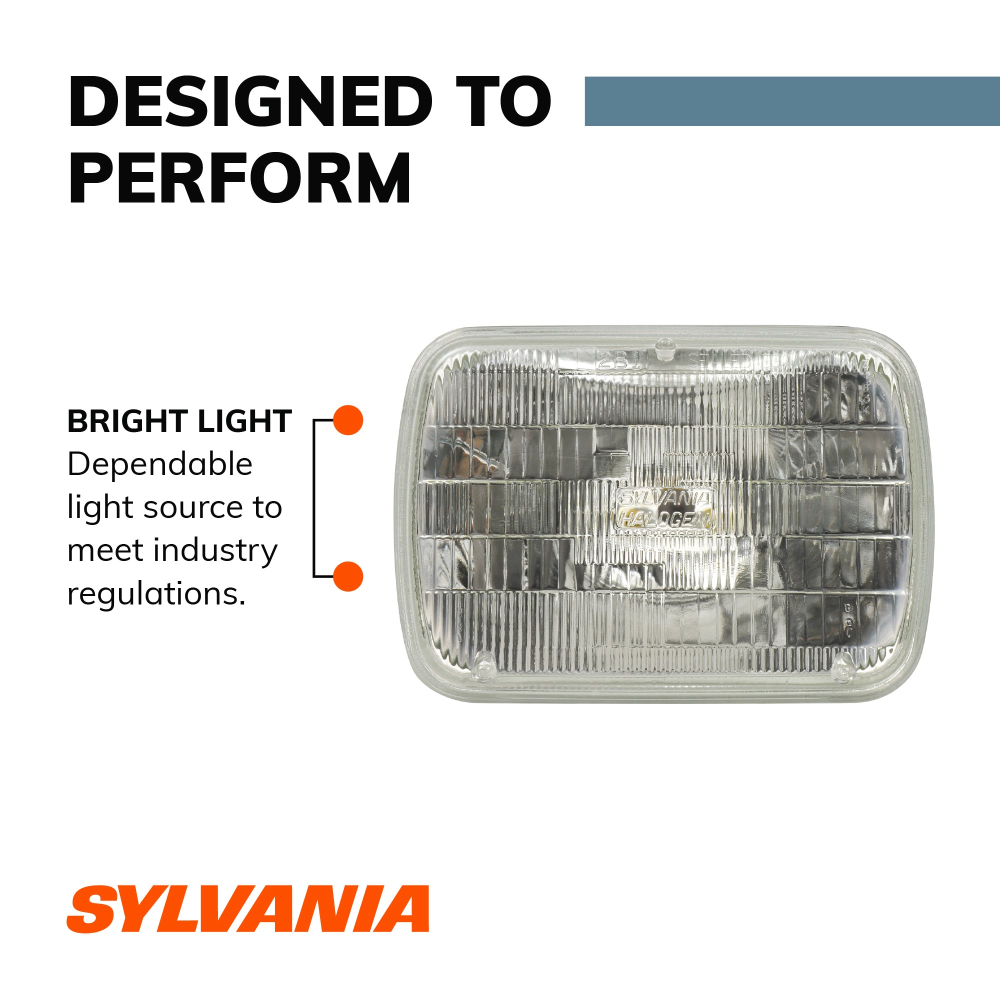 Sylvania H6054 Basic Halogen Sealed Beam Headlight， Contains 1 Bulb