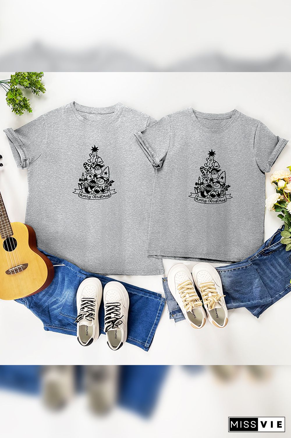 Christmas Tree Couple T-shirt Wholesale