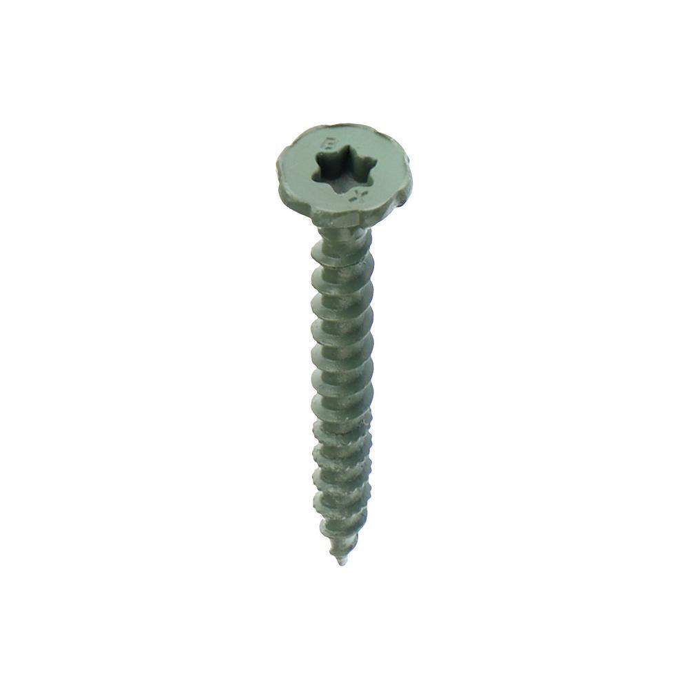 Backer-On #9 x 1-58 in. Star Drive Serrated Head Cement Board Screws (575-Pack) 23515