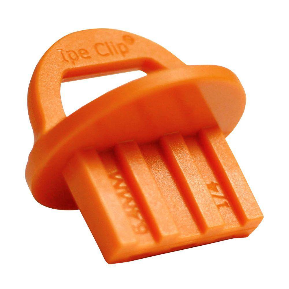 DeckWise WiseGuides 14 in. Gap Deck Board Spacer for Hidden Deck Fasteners (6-Count) SPCR-14-Orange-6pc